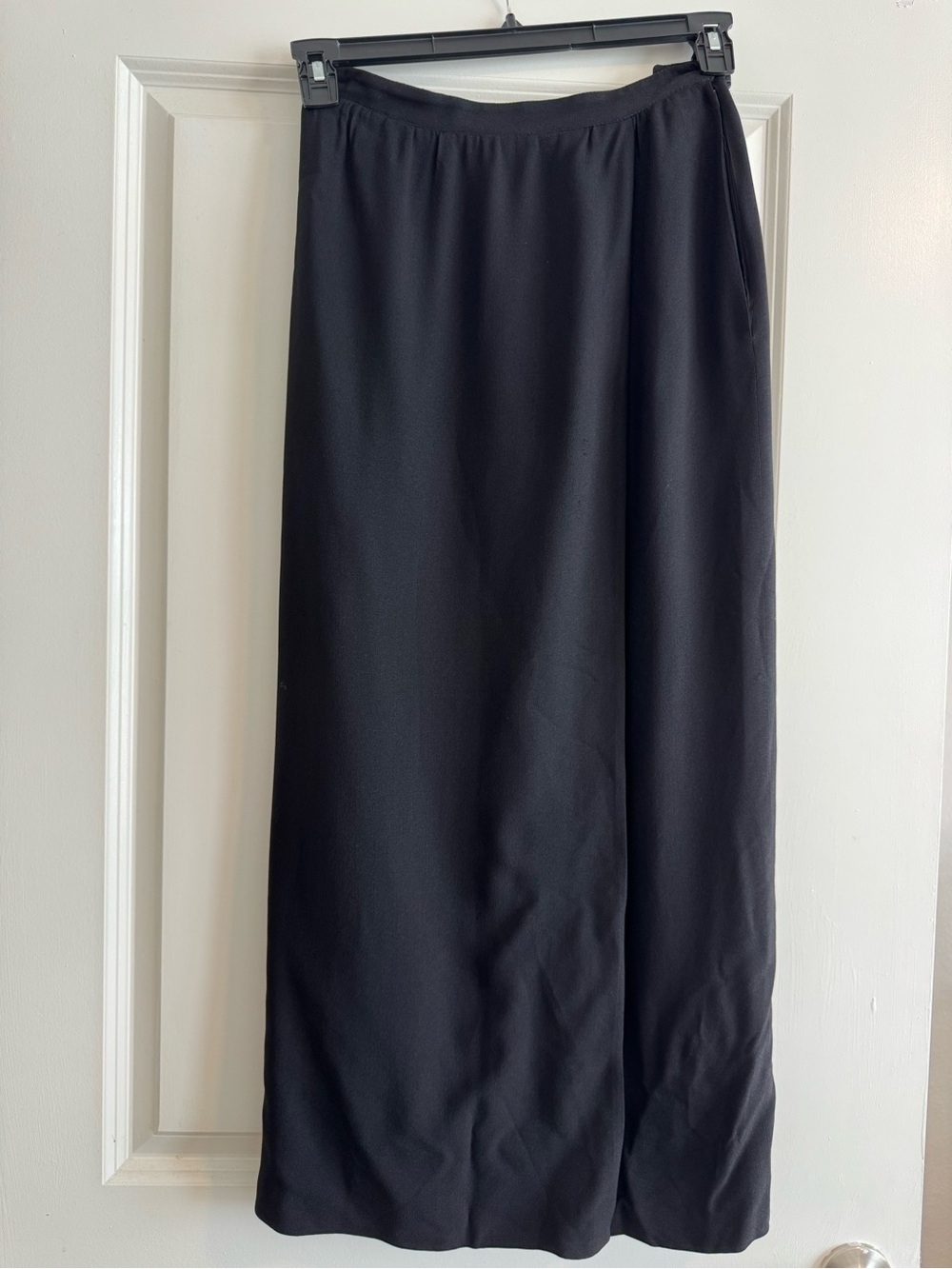 Vintage Valentino Black Maxi Skirt with Red and Green Panels - Picture 5 of 7